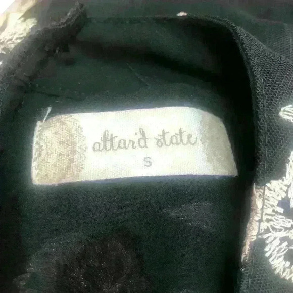 ALTAR’D STATE BLACK CUT-OUT LACE FIT & FLARE MINI FORMAL PARTY DRESS SIZE SM - Picture 8 of 12